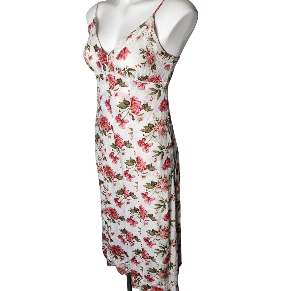 American Eagle Floral Swiss Dot Romper Wide Leg Cottagecore‎